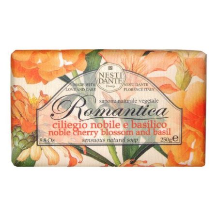 Sapone Romantica: Kersenbloesem&Basilicum zeep 250 gr