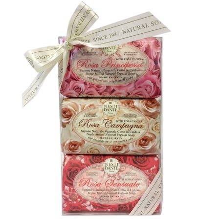 Rosa Zeepset 3 x 150 gram