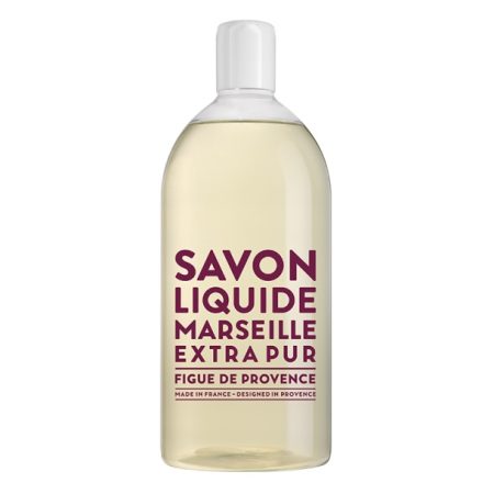 Savon de Marseille vloeibare handzeep Extra Pur Figue de Provence 1 liter navulling