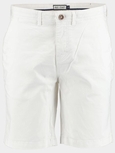 Blue Coast Korte Broek Wit Stretch katoen 501/00 Bianco