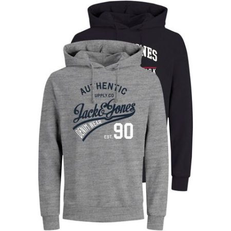 Jack & Jones Hoodie ETHAN SWEAT HOOD 2PK (2-delig