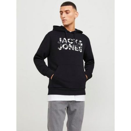 Jack & Jones Hoodie JJEJEFF CORP LOGO SWEAT HOOD LN