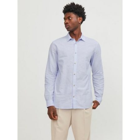 Jack & Jones Overhemd met lange mouwen JJESUMMER LINEN BLEND SHIRT LS SN