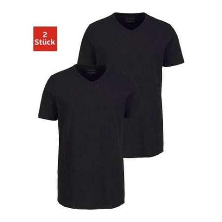 Jack & Jones T-shirt V-hals (Set van 2)