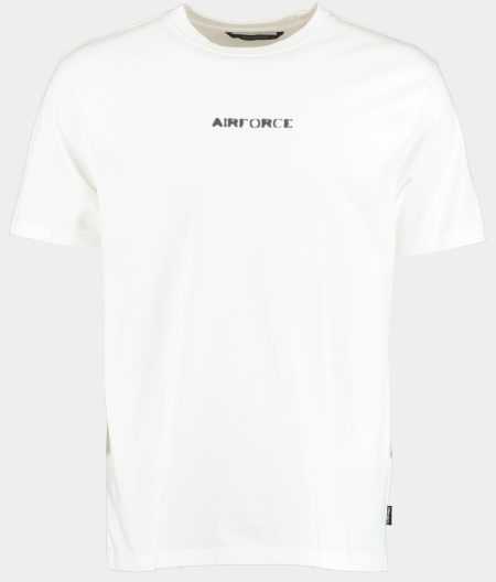 Airforce T-shirt korte mouw Wit Hazy round T-shirt GEM1223/100-901
