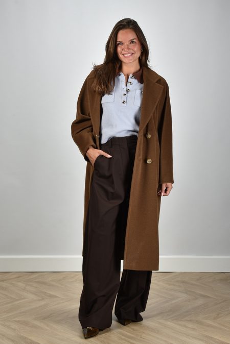 Max Mara jas Madame 010 tobacco