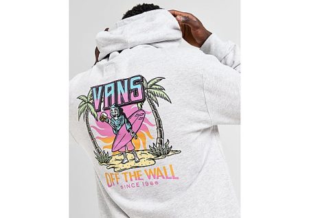 Vans Neon Palm Hoodie - Grey- Heren