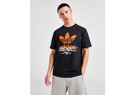 adidas Originals State Street T-Shirt - Black- Heren