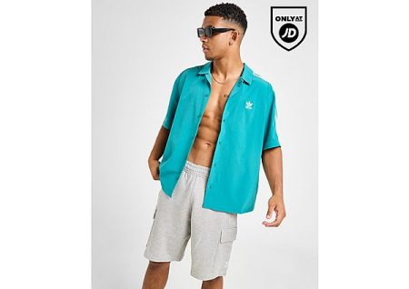 adidas Originals Beach Shirt - Blue- Heren