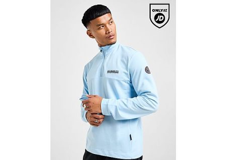 Napapijri Besano Tech 1/2 Zip Top - Blue- Heren