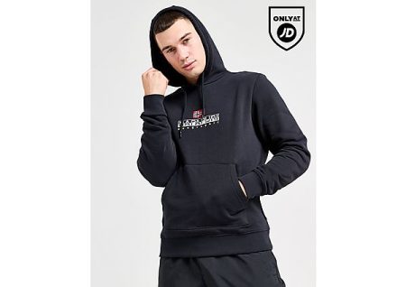 Napapijri Bory Logo Hoodie - Black- Heren