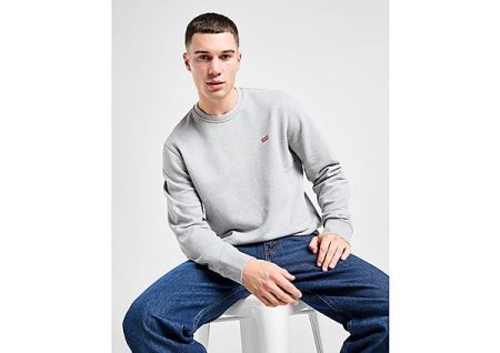 LEVI'S Small Batwing Crew Sweatshirt - Grey- Heren