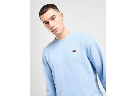 LEVI'S Small Batwing Crew Sweatshirt - Blue- Heren