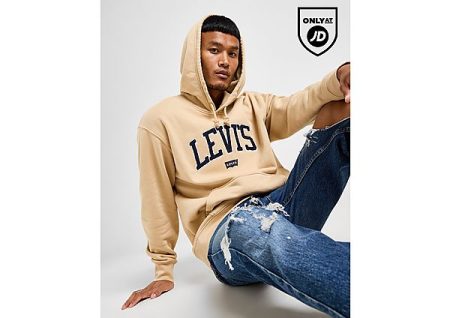 LEVI'S Collegiate Overhead Hoodie - Beige- Heren