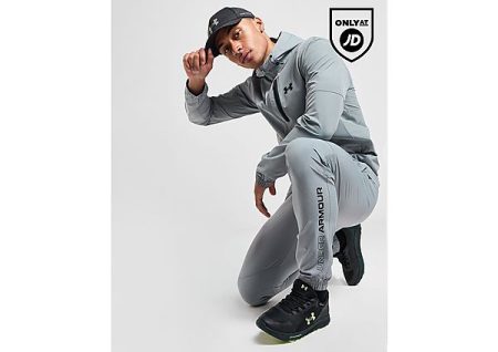 Under Armour Lock-Up Woven Track Pants - Grey- Heren