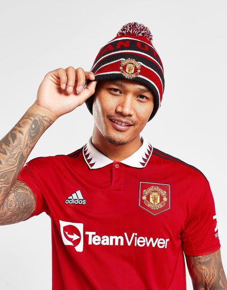 New Era Manchester United FC Pom Beanie - Rood- Heren