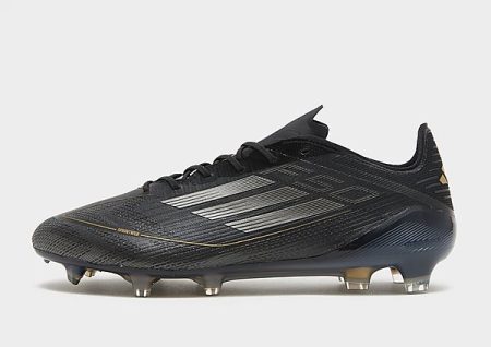 adidas F50 ELITE FG - Core Black / Iron Metallic / Gold Metallic- Heren