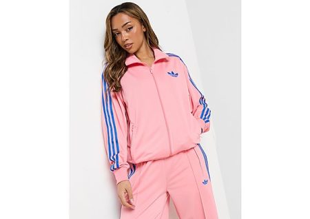 adidas Originals Oversized Firebird Track Top - Roze- Dames