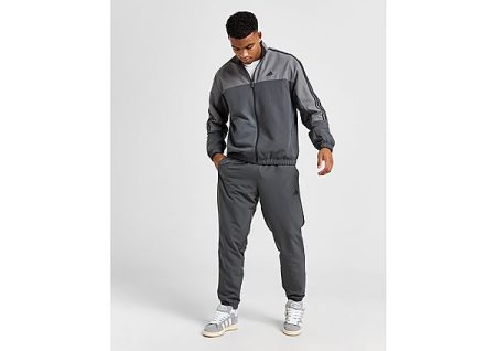 adidas Colour Block Woven Tracksuit - Grey- Heren