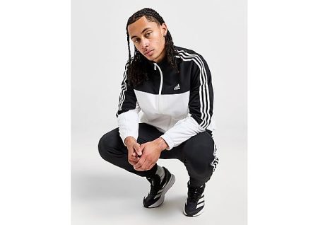 adidas Colour Block Woven Tracksuit - Black- Heren