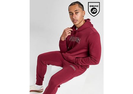 PUMA Core Sportswear Joggers - Burgundy- Heren