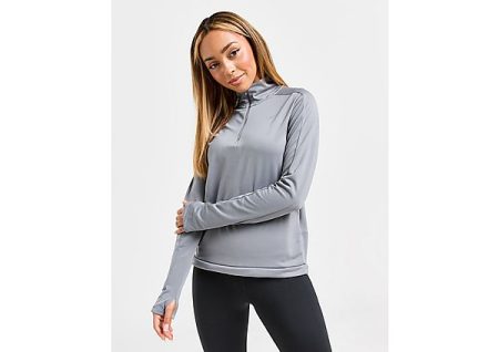 Nike Running Pacer 1/4 Zip Top Dames - Smoke Grey- Dames