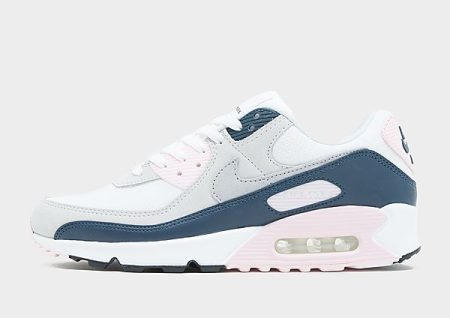 Nike Herenschoenen Air Max 90 - White/Pink Foam/Armoury Navy/Wolf Grey- Heren