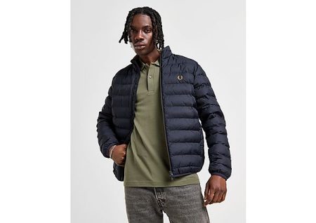 Fred Perry Inline Jacket - Navy- Heren