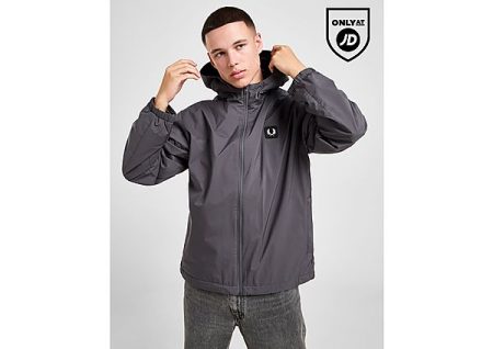 Fred Perry Badge Woven Jacket - Grey- Heren