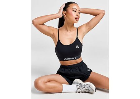 MONTIREX Icon Strappy Sports Bra - Black- Dames