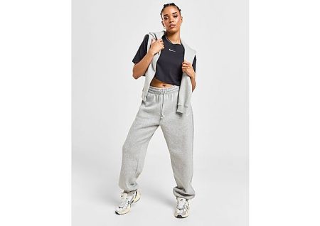 Nike Oversized joggingbroek met hoge taille voor dames Sportswear Phoenix Fleece - Dark Grey Heather/Sail- Dames