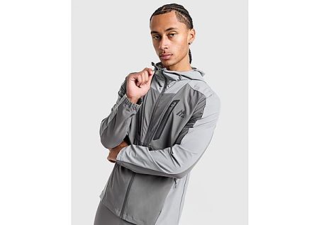 MONTIREX Torrent Woven Full Zip Jacket - Grey- Heren