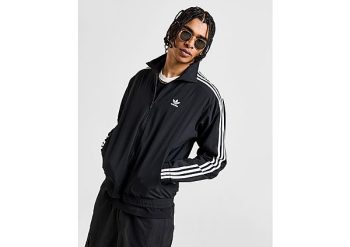 adidas Originals Woven Firebird Track Top - Black- Heren