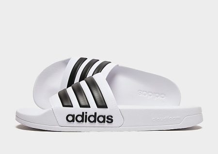 adidas Originals adilette Shower Badslippers - Cloud White / Core Black / Cloud White- Dames