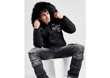 MERCIER Badge Parka - Black- Heren