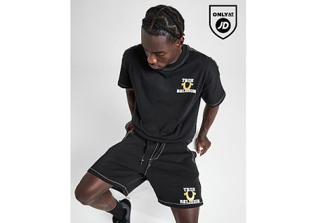 True Religion World Tour Big T Shorts - Zwart- Heren