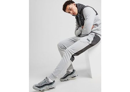 McKenzie Chaos Poly Fleece Track Pants - Grey- Heren