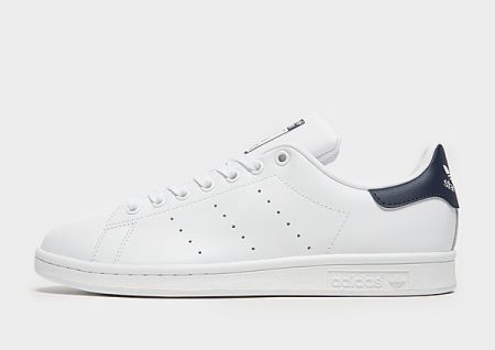 adidas Originals Stan Smith Shoes - Core White / Dark Blue / Dark Blue- Dames