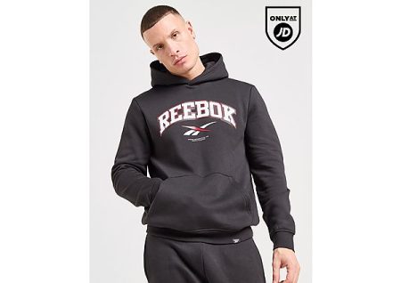 Reebok Albany Overhead Hoodie - Black- Heren