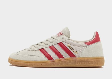 adidas Originals Handball Spezial - Putty Grey / Team Victory Red / Wonder Beige- Dames