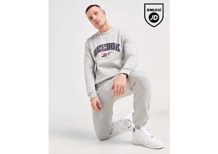 Reebok Albany Crew Sweatshirt - Grey- Heren