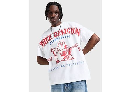 True Religion Exaggerate T-Shirt - White- Heren