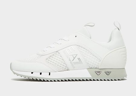 Emporio Armani EA7 B&W Mesh Run Dames - White- Dames