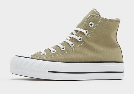 Converse All Star Lift High Platform Dames - Green- Dames