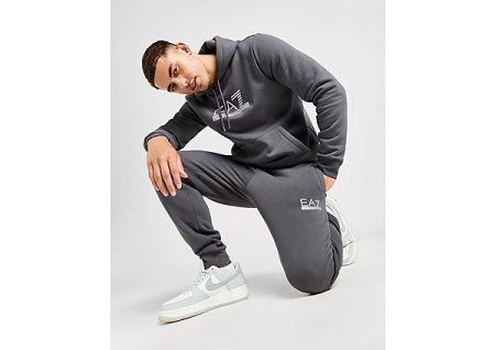 EA7 Emporio Armani Carbon Logo Joggers - Black- Heren