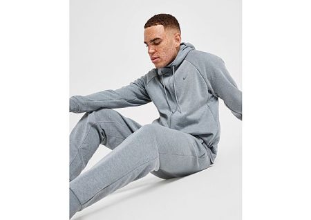 Nike Dri-FIT UV performancehoodie met rits over de hele lengte voor heren Primary Fleece - Grijs- Heren