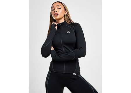 MONTIREX Sculpt Seamless Full Zip Top - Black- Dames