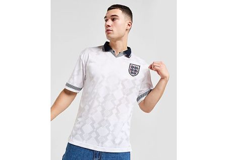 Score Draw England '90 World Cup Home Retro Shirt - Blauw- Heren