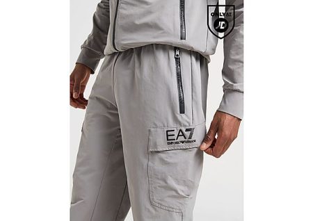 EA7 Emporio Armani Woven Tech Cargo Pants - Grey- Heren