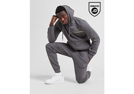 EA7 Emporio Armani Central Tape Overhead Tracksuit - Grey- Heren